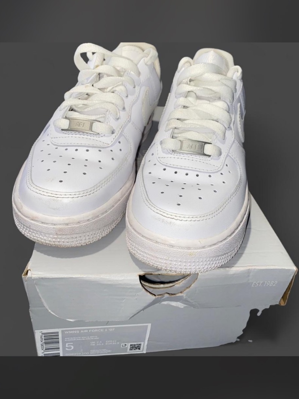 Nike All-White Low Top Sneakers